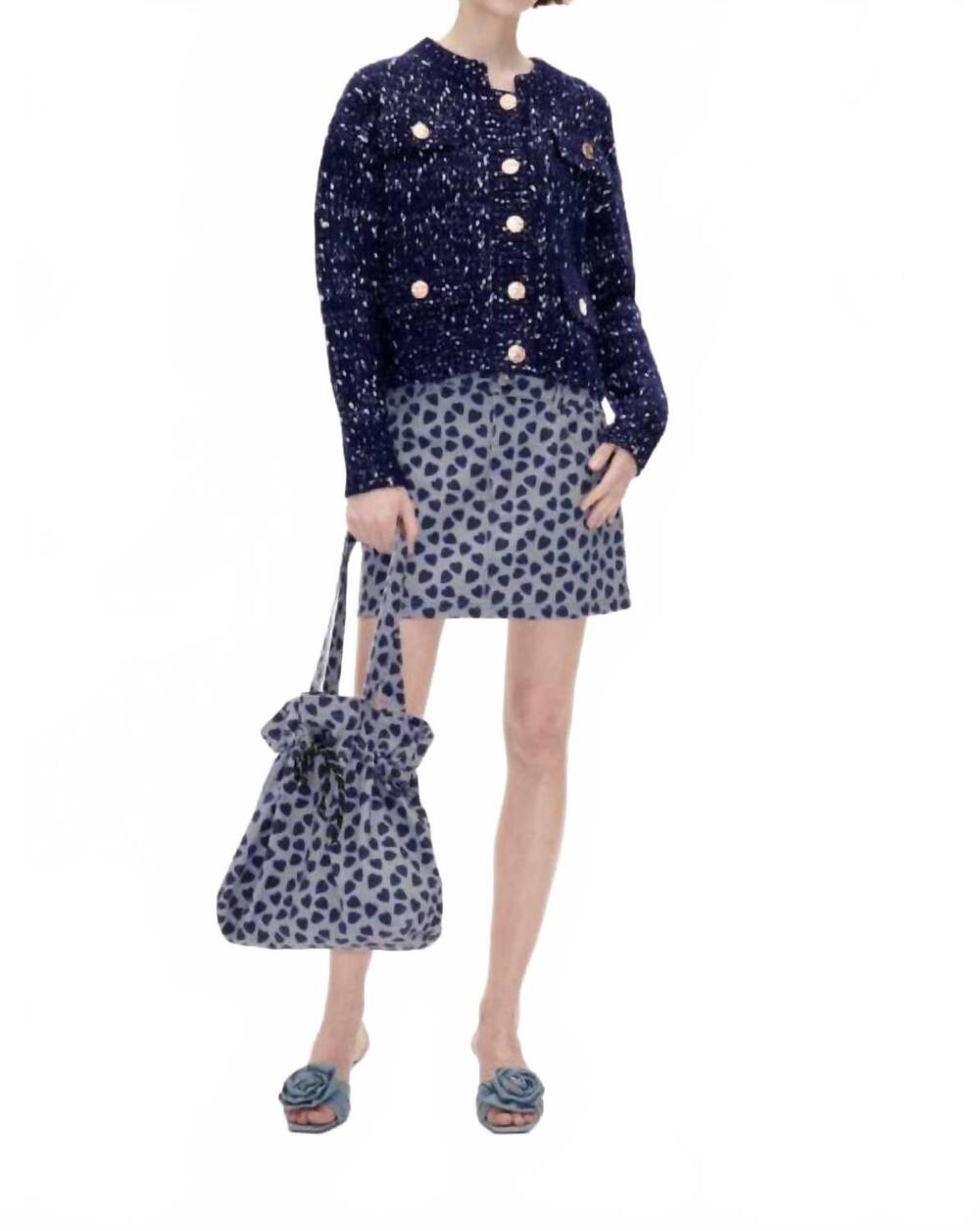 NEW BAUM UND PFERDGARTEN cat jacket in inkling blue